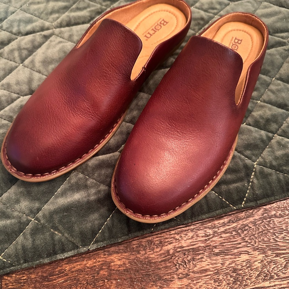 Born Women’s Rich Brown Leather Loafers